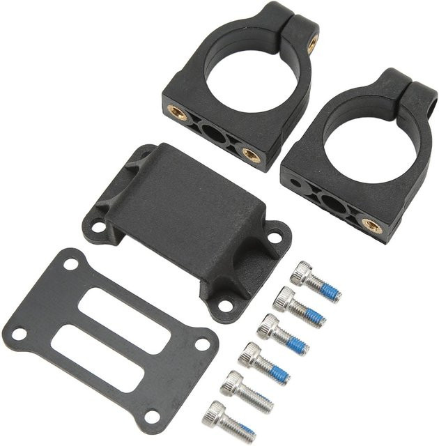 Fishine XT90 Stecker Feste Halterung aus Kunststoff in Schwarz für 10mm Rohre - Bild 1