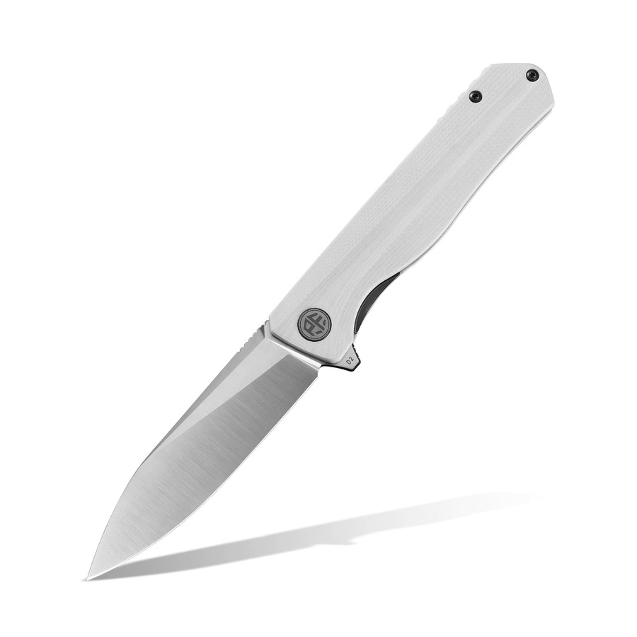 Petrified Fish PF818 Klappmesser mit D2-Klinge und silbernem G10-Griff für Camping, Jagd und Outdoor - Bild 1