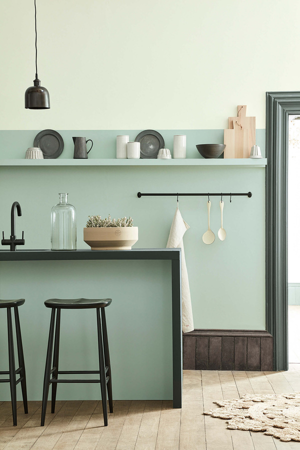 Little Greene Intelligent Matt Emulsion Paint Aquamarine 138 Blau Grün Wasserbasiert 10 l - Bild 1