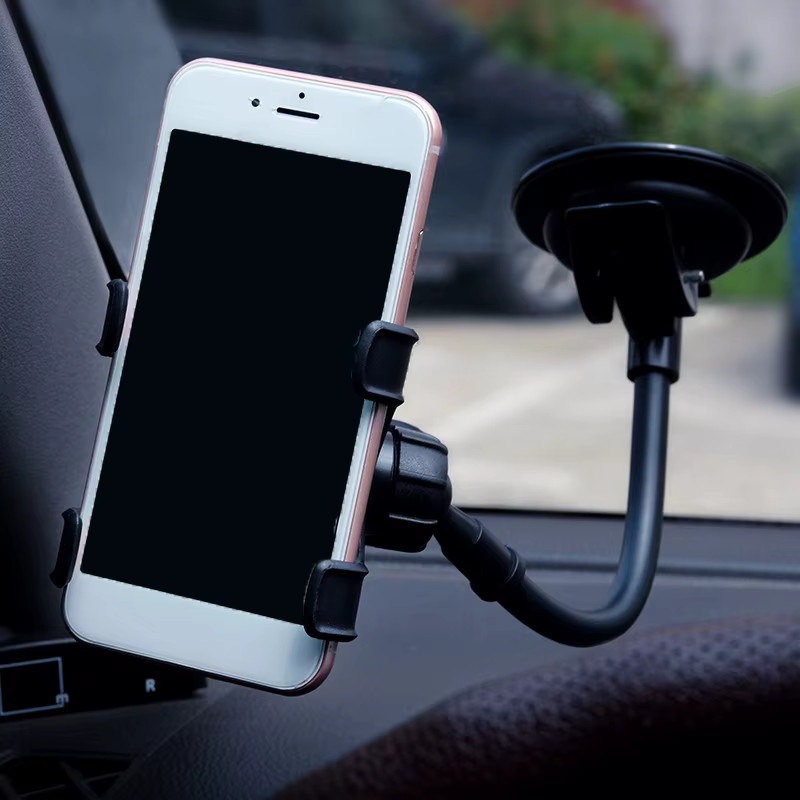 Universal 360 Grad rotierender Auto Telefonhalter mit Saugnapf für Windschutzscheibe und Dashboard in Schwarz - Bild 2