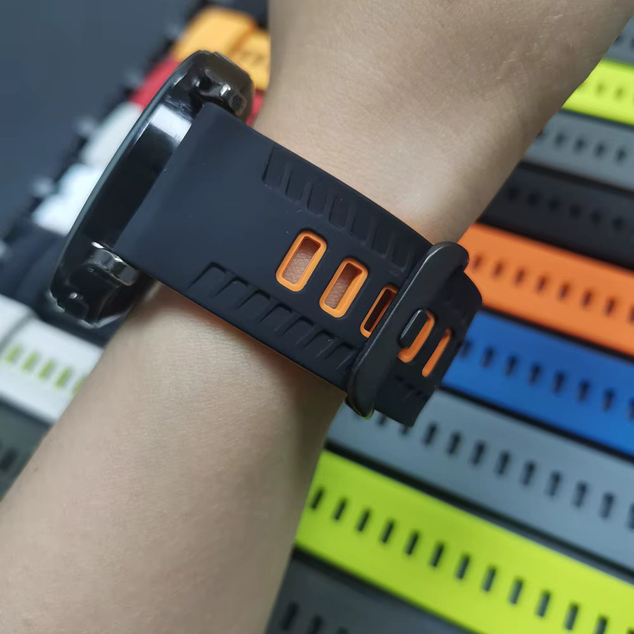Uhrenarmband Silikon, 22 mm, Unisex - Bild 3