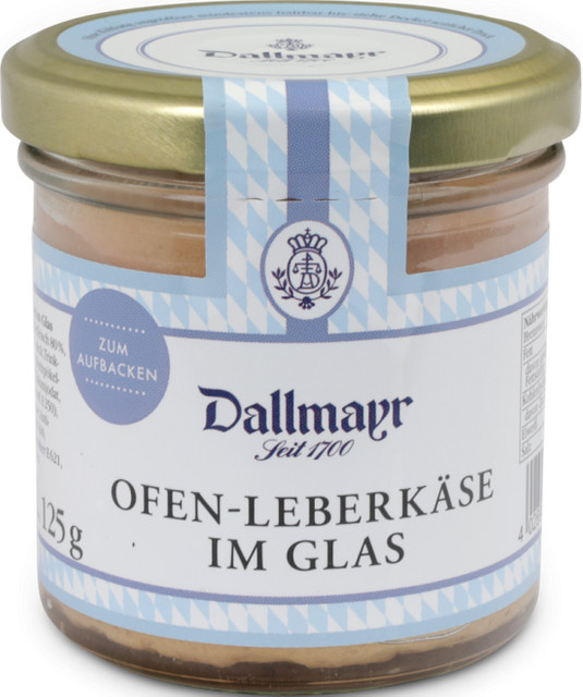 Dallmayr Delikatessen Ofen-Leberkäse im Glas 125 g - Bild 1