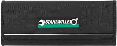 Stahlwille Rolltasche aus Polyester, 9 Fächer, Schwarz, B: 11,0 cm, H: 30,0 cm, T: 3,0 cm - Bild 1
