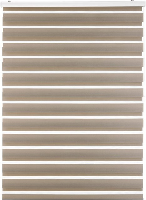 Premium Living Duorollo Thomas Vorhang in Taupe, B: 120 cm, H: 160 cm - Bild 1