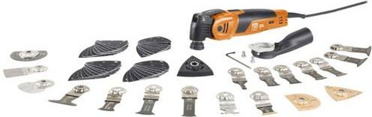 Fein Multimaster MM 700 Max Top Multifunktionswerkzeug mit 61-teiligem Koffer, 450W, Orange - Bild 2