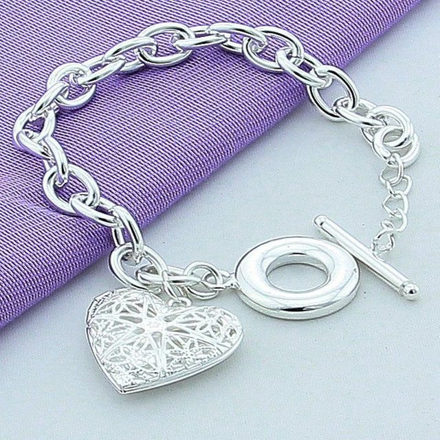 Allbestart Armband, Herz Fotorahmen, Kupfer, gray, Damen - Bild 1