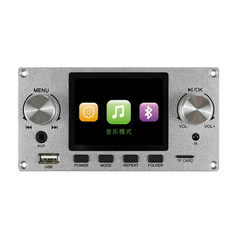 CHANGELIN Bluetooth Lossless Audio Player Decoder Board Modul mit 2,8-Zoll-TFT-Farbbildschirm und I2S-Digitalausgang in Silber - Bild 2