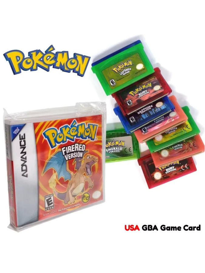 Pokémon GBA Spielmodul Bundle Retro Rollenspiel USA Version Englisch für Gameboy Advance - Bild 3