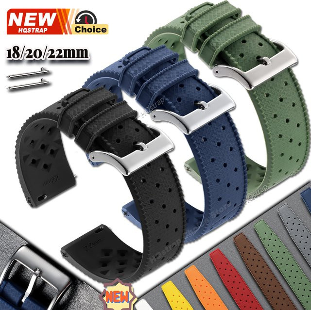 HQstrap Uhrenarmband Silikon, Dornschließe - Bild 1
