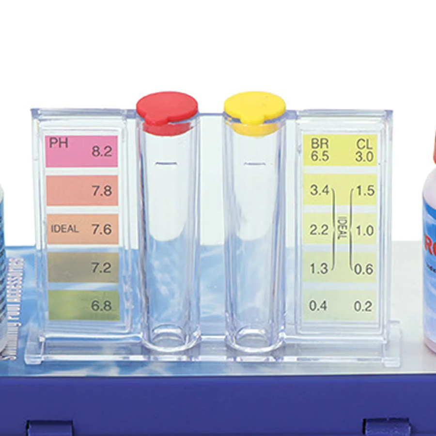 Meterk Testrohr-Wasserqualitätsprüflösung mit Teststreifen-Röhrenwerkzeug zur PH-Wert-Messung und Restchlor-Erkennung - Bild 4