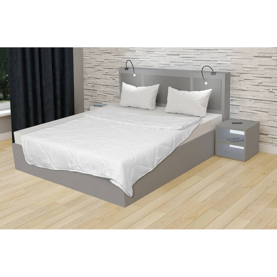 Sensation 4-Jahreszeitenbett in Weiss, B/B: 135 x 200 cm, Oeko-Tex Standard 100 zertifiziert - Bild 2