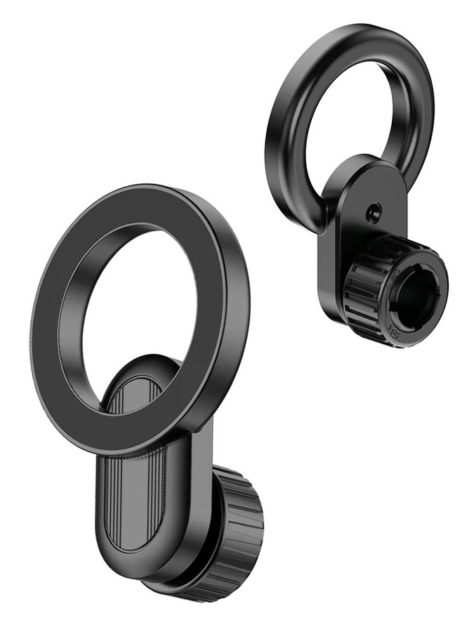 Untoom Magnetische Autohalterung Basis kompatibel mit MagSafe iPhone 17 16 Pro Max, Universal Autotelefonhalterung mit Gelenkkugel, Schwarz - Bild 3