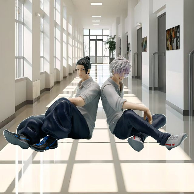 Bandai Jujutsu Kaisen Satoru Gojo Getu Suguru Actionfigur, Einzelfigur, Kunststoff, Bunt / Mehrfarbig - Bild 1