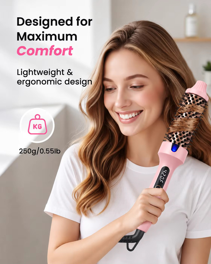 BOPCAL Thermobürste Blowout Boost, 1,5 Zoll, Pink, Unisex - Bild 4