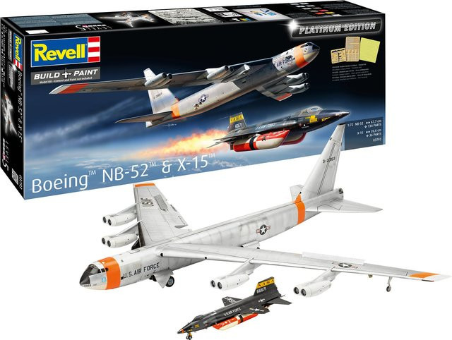 Revell Boeing NB-52 & X-15 Platinum Edition, Fahrzeuge, 1:72, ab 14 Jahre - Bild 2