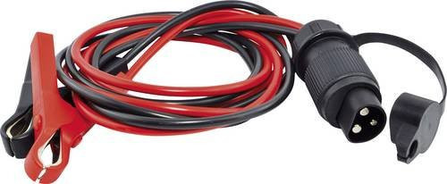 BAAS Startsystem BS12 Starthilfekabel in Rot mit Stahlblech-Zangen, 6mm² Kupfer, Länge: 1.50 m - Bild 1