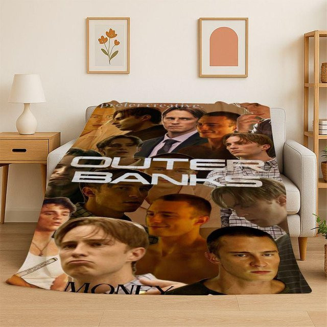 SywEight Flanelldecke Drew Starkey Rafe Cameron, weiche und warme Überwurfdecke für Schlafzimmer, Wohnzimmer oder Camping, Mehrfarbig, B/T: 100 x 150 cm - Bild 1