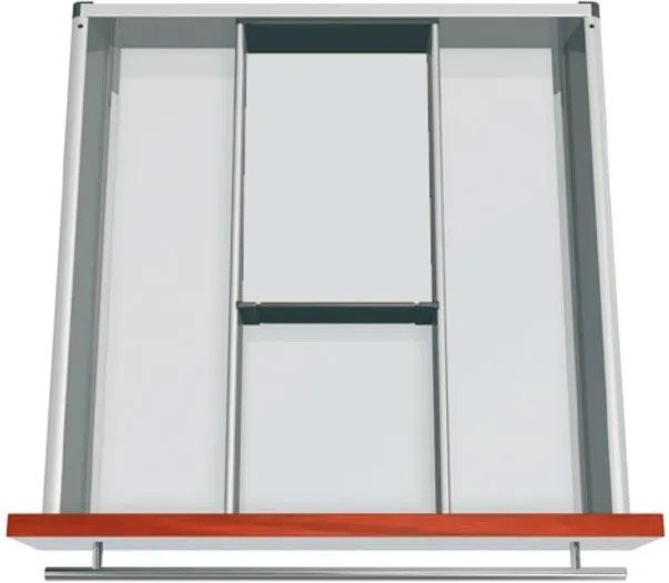 Blum Besteckeinsatz Orga-Line Facheinteilungs-Set Grau für Korpusbreite 450-599 mm, Nennlänge 500 mm - Bild 1