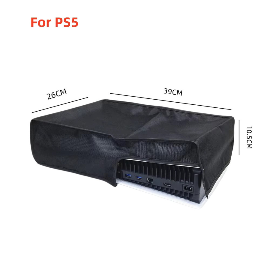 Sony Staubschutzabdeckung für PlayStation 5 PS5 Slim Spielkonsole, kratzfeste Schutzhülle in Schwarz oder Grau - Bild 4