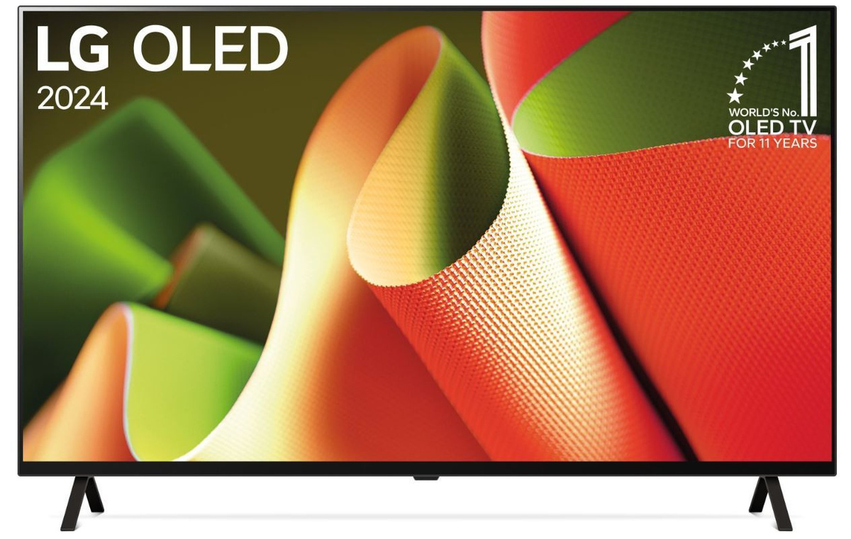 LG OLED B4 OLED55B49LA Smart-TV mit 139,7 cm (55 Zoll), 4K UHD OLED Display, WLAN, Grau - Bild 1