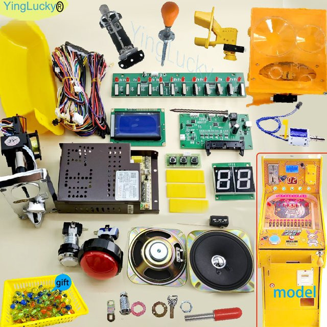 YingLucky DIY-Flipper-Kit, Zubehör für kleine Flipper, Set für Arcade-Spielautomaten - Bild 1