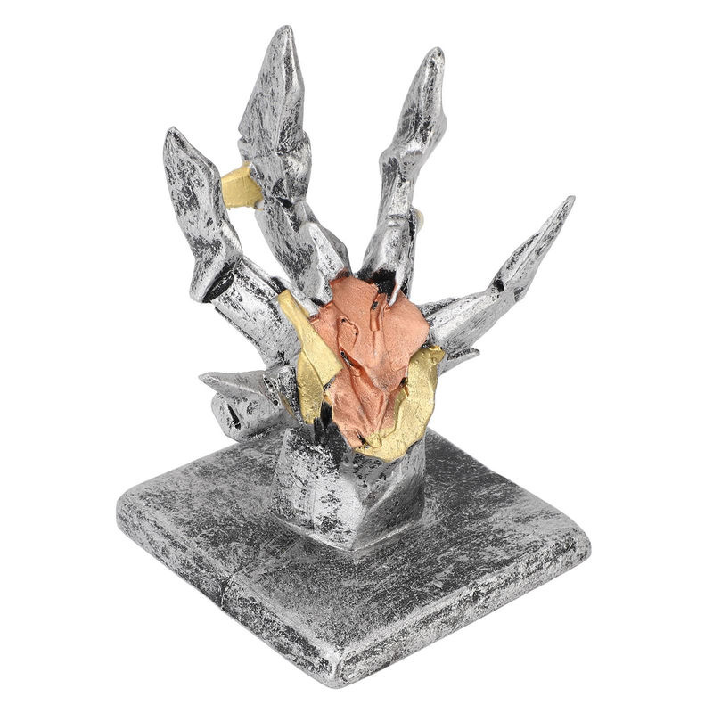 GoolRC Hand-Statue aus Kunstharz in Silber als Handyhalter und Schmuckständer im Vintage-Design - Bild 2