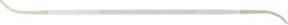 PFERD Diamant-Riffelfeile flach DF 18 150mm D91 fein in Silber für harte Werkstoffe - Bild 1