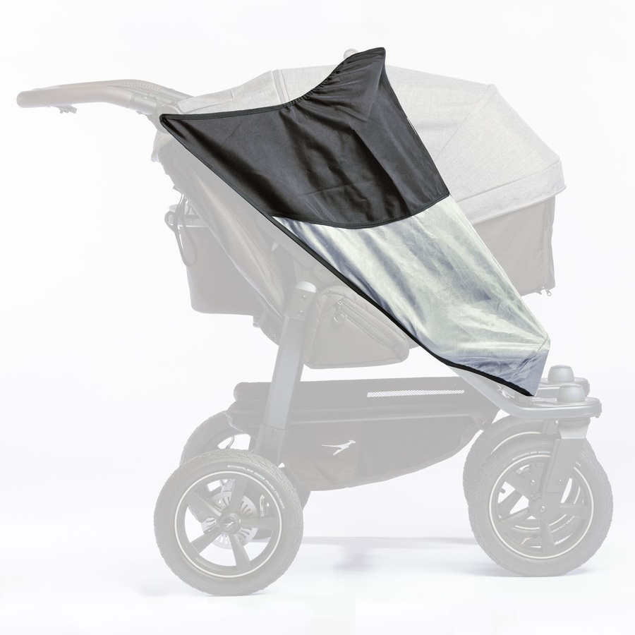 TFK UV-Sonnenschutz für Duo 2 Sportsitz in Schwarz - Bild 1
