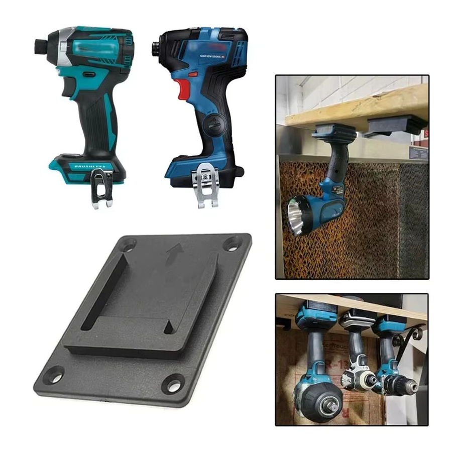 Makita Werkzeughalter und Akkuhalterung in Blau für 18-V-Akkus und Elektrowerkzeuge - Bild 6