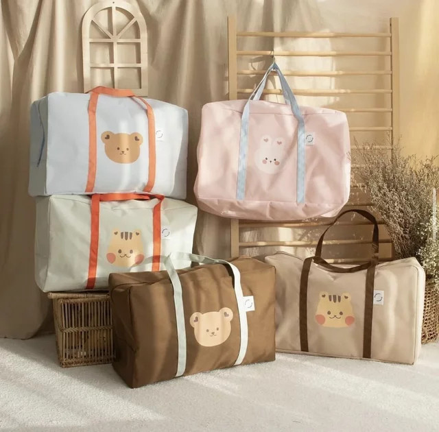DANIVIVI Wickeltasche als Organizer und Reisetasche für Babyartikel in Braun - Bild 1