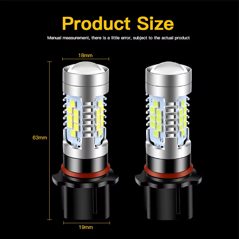 APMATAUTO 2er Set P13W PSX26W 12278 Canbus LED-Tagfahrlicht Weiß 6000K 12V - Bild 3