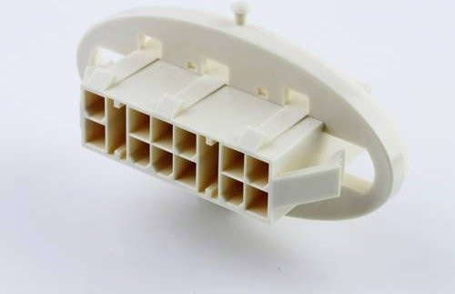 Molex Verbinder in Weiß und Beige mit einem Rastermaß von 4,20 mm aus Kunststoff - Bild 1