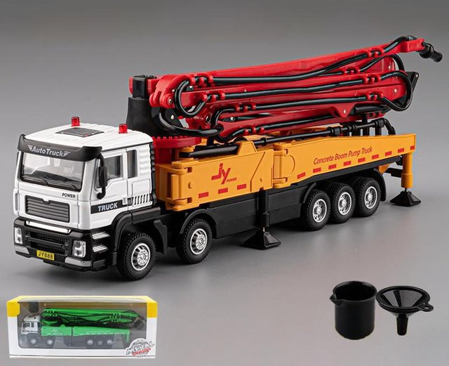Linyi toy car Zementbetonpumpen-LKW, Spielzeugauto, 1:50, Sound und Licht, ab 18 Jahre - Bild 1