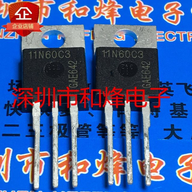 Original 5 Stück SPP11N60C3 11N60C3 TO-220 Logic integrierte Schaltung 650V 11A in Schwarz - Bild 1