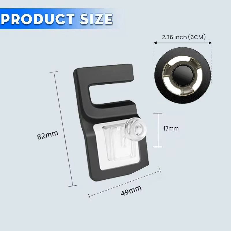 TEEQ Magnetische Autotelefonhalterung mit 360 Grad Rotation und kabellosem MagSafe Ladegerät für Tesla Model S 2014–2021 und Model X 2016–2021, Schwarz - Bild 3