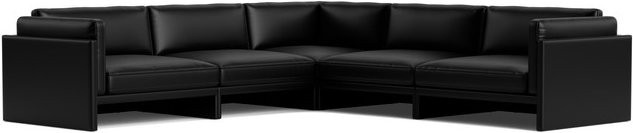 Normann Copenhagen Softy Modulares 6 Sitzer Ecksofa in Schwarz mit skandinavischem Design - Bild 1