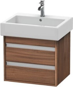 Duravit Waschtischunterschrank Ketho in Nussbaum Natur, wandhängend, B/T/H: 55 x 44 x 48 cm - Bild 1