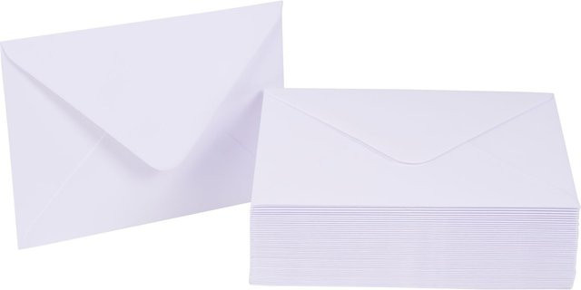 Briefumschläge Weiß 50 Stück - Bild 1