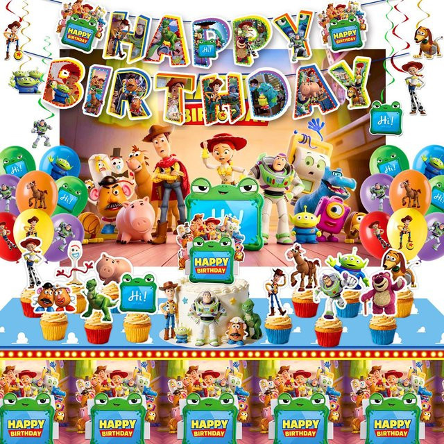 Disney Toy Story 5 Geburtstagsspiel-Party-Banner-Set, Partydekoration - Bild 1