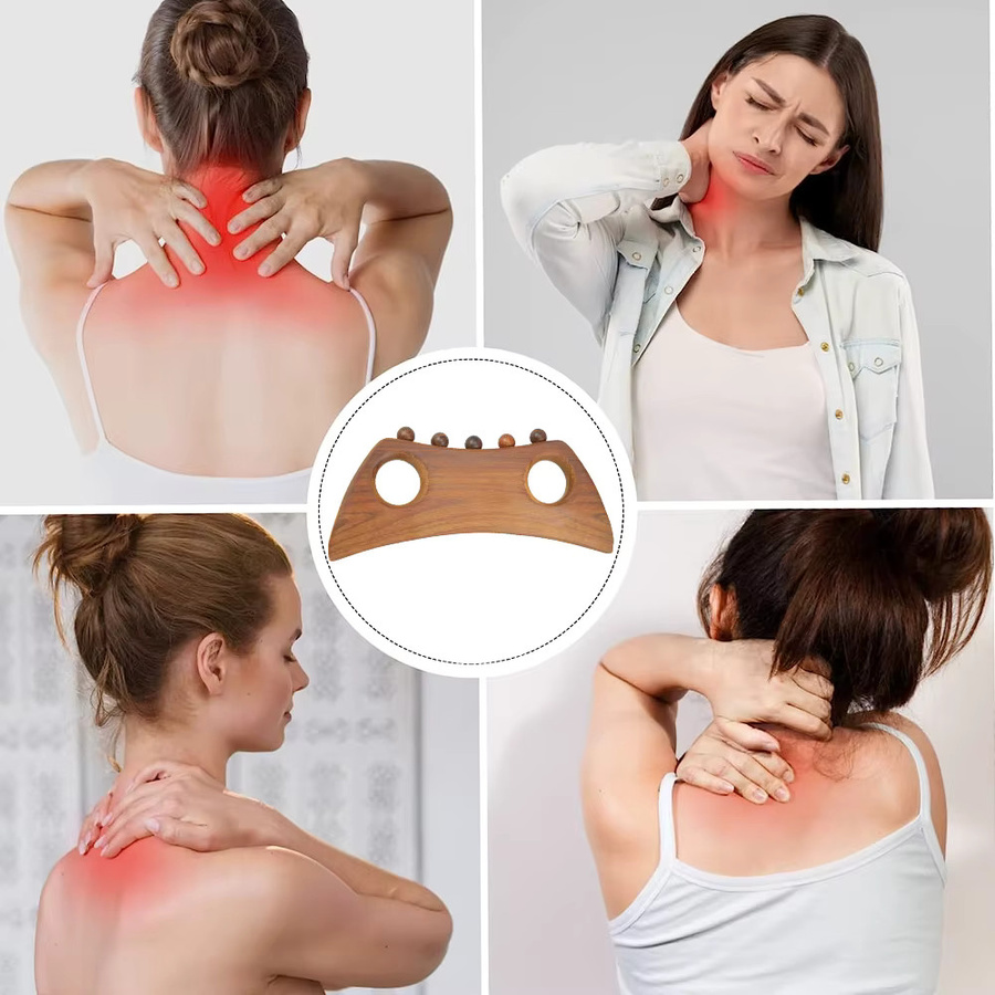EGASSAM Holz Gua Sha Massagewerkzeug, Unisex - Bild 3