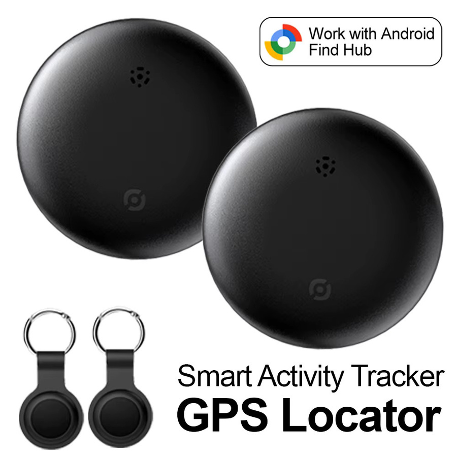 Peocke Smart Anti-Verlust-Tag mit Silikonhülle, wasserdichter GPS-Tracker für Schlüssel, Gepäck und Geldbörse, Farbe: Schwarz - Bild 2