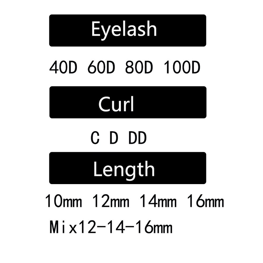 MIZIMO Falsche Wimpern, 3 Reihen segmentiert, Schwarz, Unisex - Bild 4