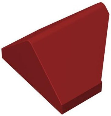 IAJIALE 3049 Doppelseitiger Schräger Block, Dach Farbakzente, 10-teiliges Set, dunkelrot - Bild 1