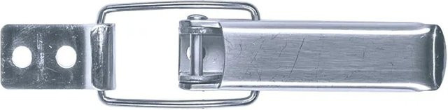Goebel 100er Set Spannverschlüsse 802 aus verzinktem Stahl in Silber mit Gegenhaken und Kastenriegelschloss - Bild 1