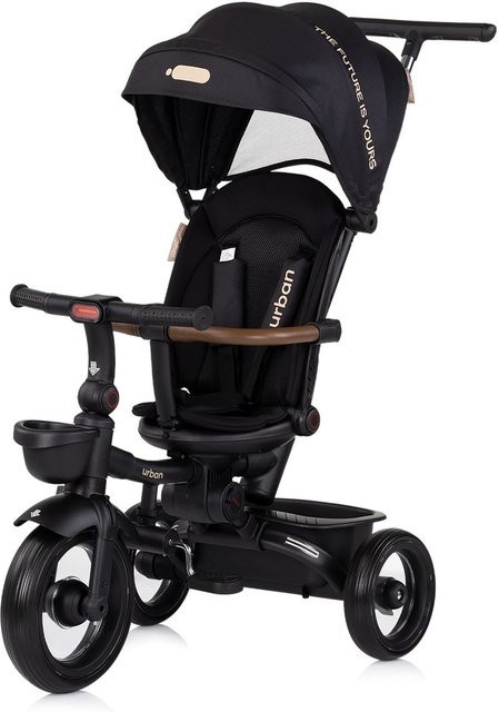 Chipolino Dreirad Tricycle Urban mit Licht klappbar schwarz ab 18 Monaten - Bild 1