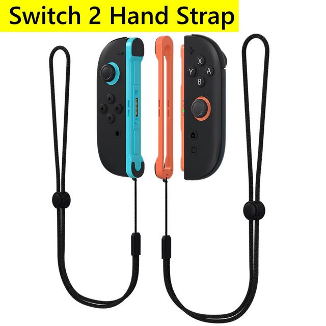 MITHRAS Handgelenk-Gurt für Switch 2 Gamepad mit Aufhängeseil und Controller-Halterung in Blau - Bild 1