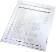 Leitz Sichthülle A4 transparent aus Kunststoff mit Seitenöffnung - Bild 1