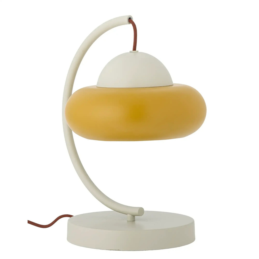Bloomingville Tischlampe Bubble aus Metall in Hellgrau im skandinavischen Design, Höhe: 27 cm - Bild 1