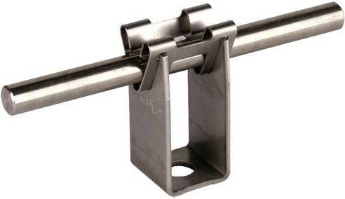 DEHN Leitungshalter 207029 LH DG 8 H32 B7.8 aus Edelstahl in Silber - Bild 1