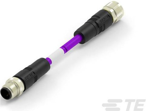 TE Connectivity Rundsteckverbinder TAB62546501-020, 2 Polzahl, Multicolor - Bild 1